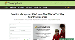 Desktop Screenshot of etherapydocs.com